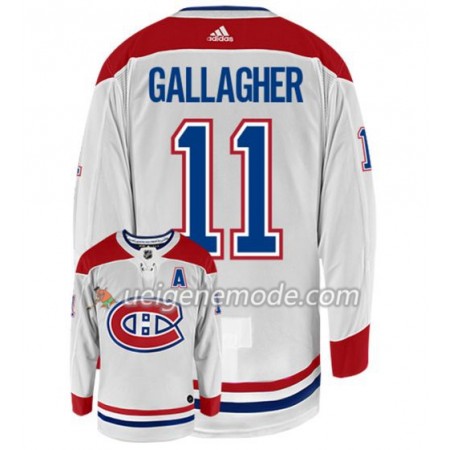 Herren Eishockey Montreal Canadiens Trikot BRENDAN GALLAGHER 11 Adidas Weiß Authentic